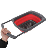 Collapsible Scalable Silicone Colander Folding Kitchen