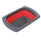 Collapsible Scalable Silicone Colander Folding Kitchen