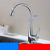 Rotatable Hot and Cold Water Kitchen Sink Faucet